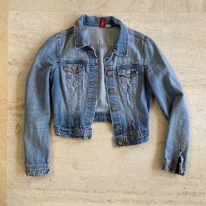H&M Cropped Denim Jacket (size 36)